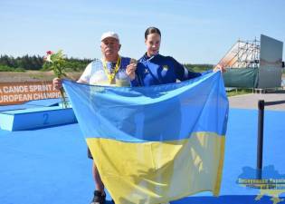 Каноїстка м. Горішні Плавні Людмила ЛУЗАН завоювала золоту медаль на чемпіонаті Європи з веслування на байдарках і каное